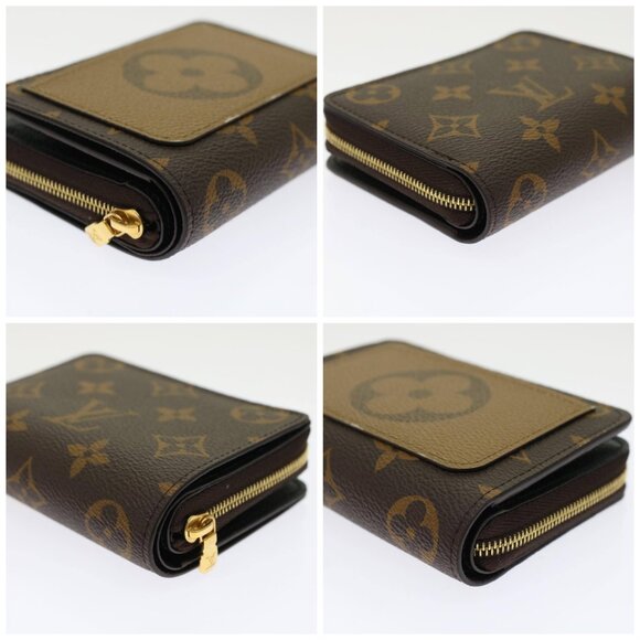 LOUIS VUITTON Monogram Reverse Portefeuille Lou Wallet M81461 LV Auth 49429S - Picture 15 of 15